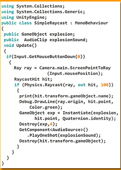 RayCast-Unity_script